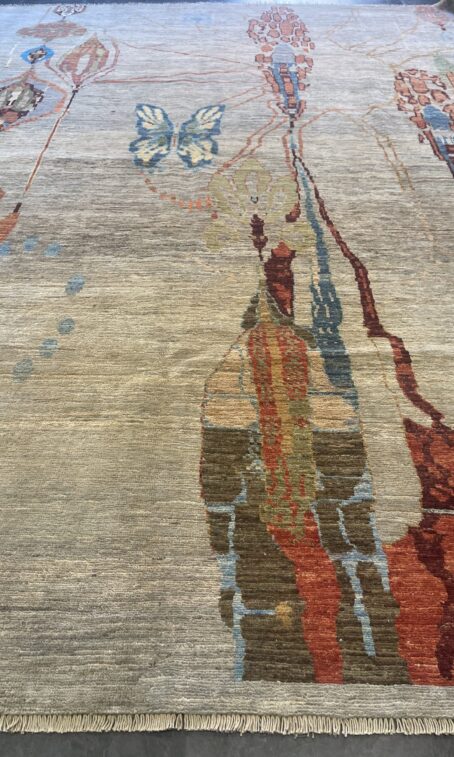 Abstrakt Teppich 295 x 245 cm
