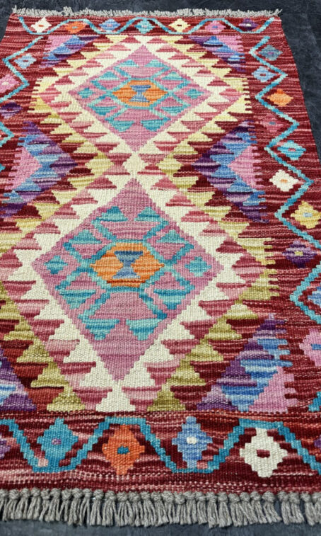 Afghan Kelim Teppich 90×60 cm