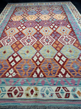 Afghan Kelim Teppich 247×180 cm