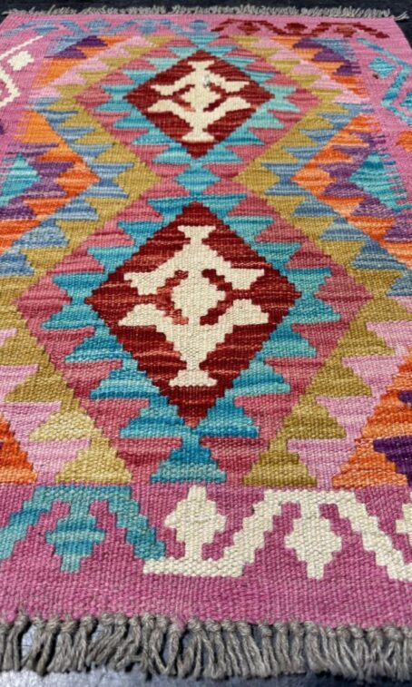 Afghan Kelim Teppich 90×60 cm
