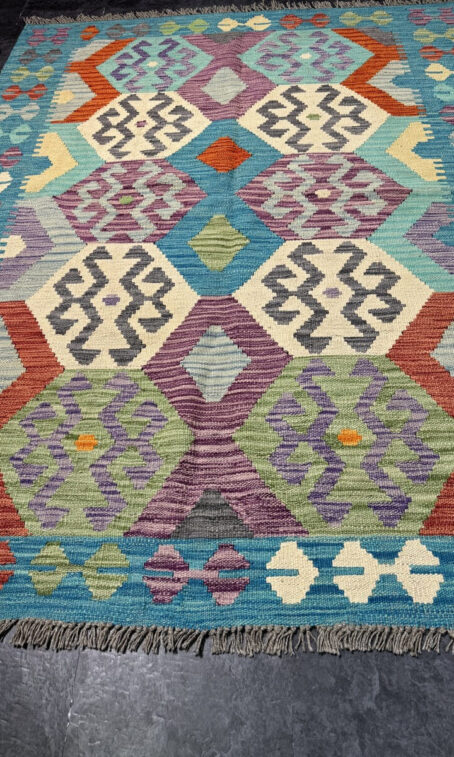 Afghan Kelim Teppich 192×147 cm