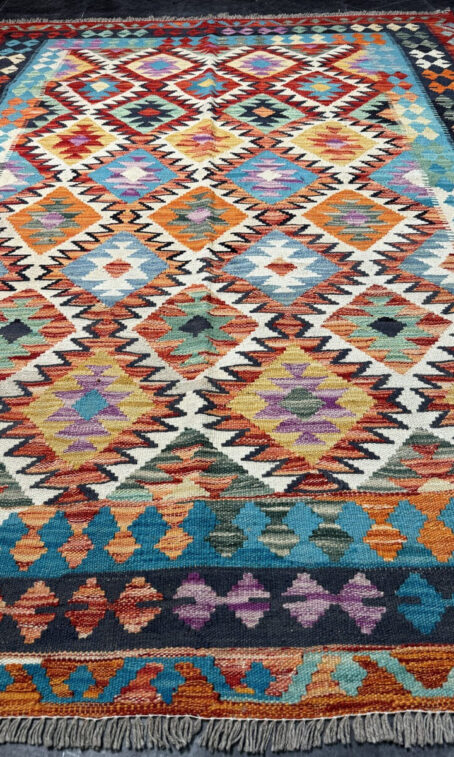 Afghan Kelim Teppich 202×158 cm