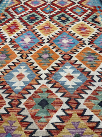 Afghan Kelim Teppich 202×158 cm