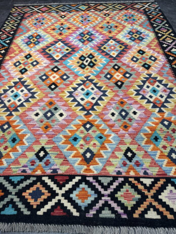 Afghan Kelim Teppich 201×152 cm