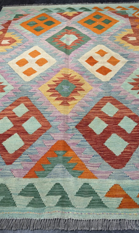 Afghan Kelim Teppich 198×147 cm