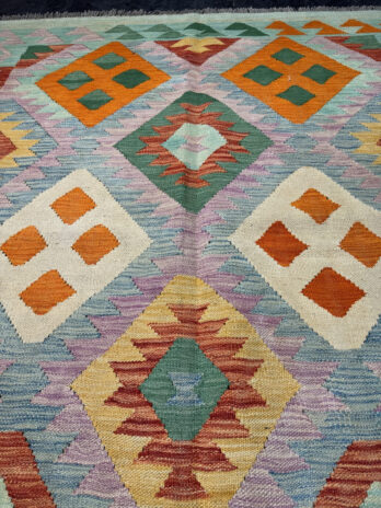 Afghan Kelim Teppich 198×147 cm