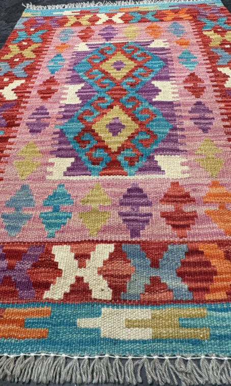 Afghan Kelim Teppich 87×60 cm