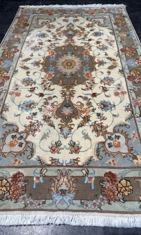 Iranisch Täbris Kork Teppich 121×71