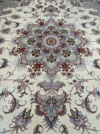 Iranich Täbris Kork und Seide Teppich 204×147